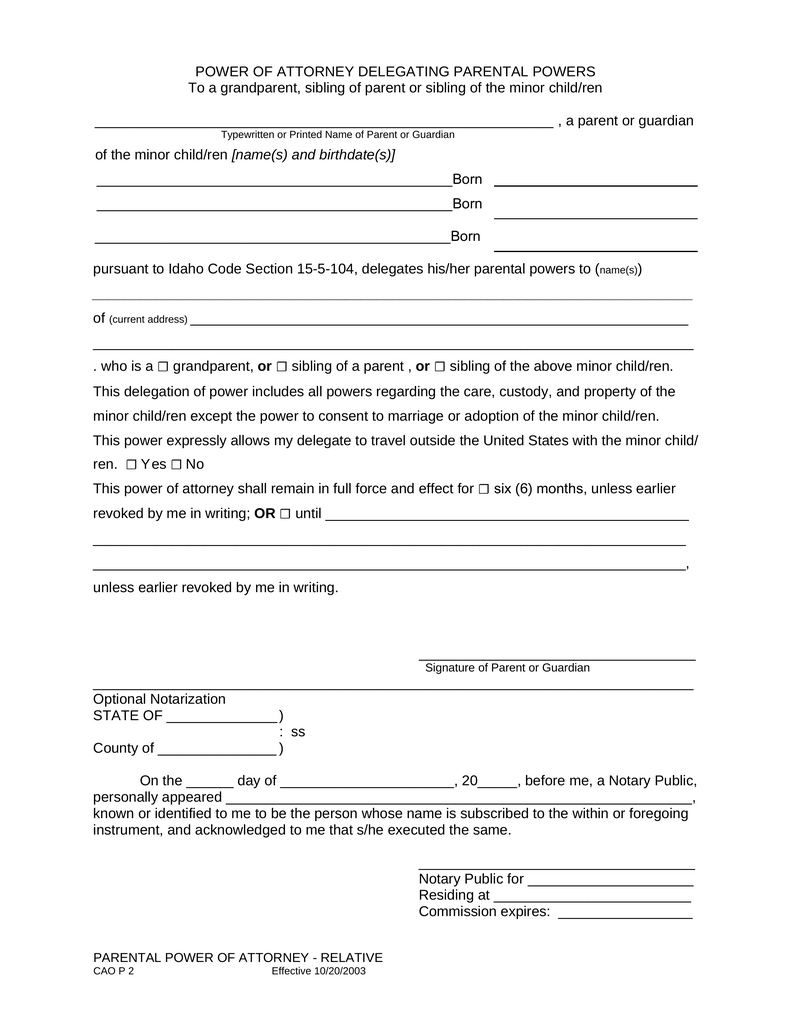 Automobile Power of Attorney in the United States Automobile Power of Attorney in the United States