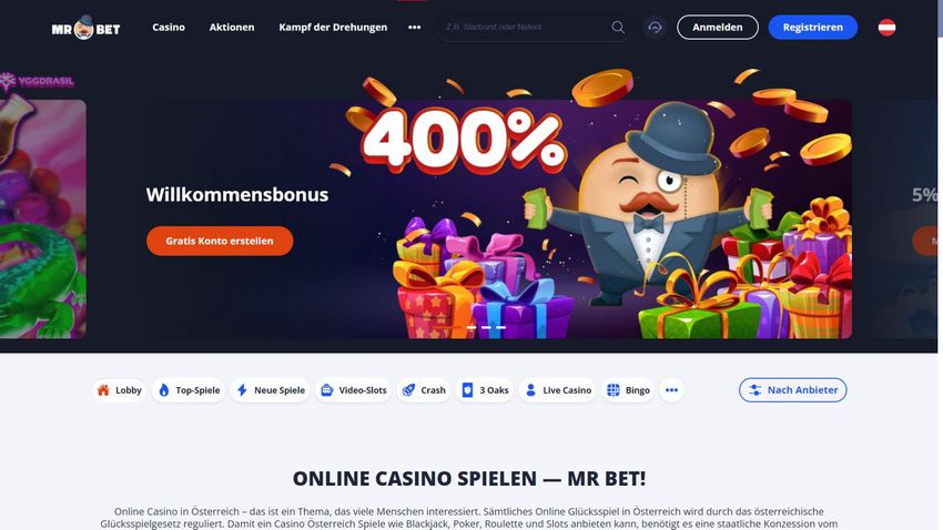 Site de jeux Mr Wager : Le site de jeux en ligne idéal - Avantages et promotions